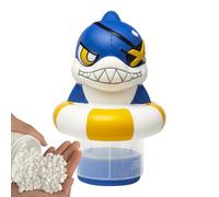 Galleggiante per cloro per piscina, dispenser di cloro da 7,6 cm, con design a squalo, contiene 4 compresse per la manutenzione del serbatoio dell'acqua della vasca idromassaggio