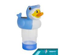 Galleggiante Per Cloro Piscina, Dispenser Con Luce Automatica Notturna Per Piscina, Dispensatore Solare Energeticamente Efficiente Ad Alta Capacità Per Piscine