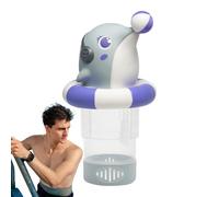 Galleggiante per piscina delfina,Fumetto cloro compresse titolare galleggiante - Versatile Clorizzatore Per E Spa