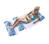 Galleggiante per piscina per adulti, sedile galleggiante per adulti, amaca portatile reclinabile con rete abbronzante per prendere il sole per attività all'aperto