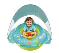 Galleggiante Per Piscina Per Bambini - Anello Gonfiabile Per Con Tettuccio Parasole | Giocattolo Acquatico Con Volante Dei Cartoni Animati Per Ragazzi E Ragazze Di Età Compresa Tra 1 E 4 Anni