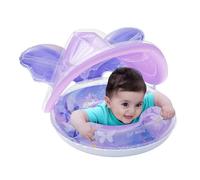 Galleggiante per piscina per bambini con tettuccio, protezione solare per bambini, a forma di farfalla, sedia a zattera per nuoto all'aperto, estate, spiaggia, cortile
