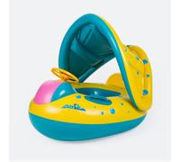 Galleggiante per piscina per bambini, sedile comodo con fori per le gambe per sedersi facilmente, per vasche da bagno interne e spiagge, gal