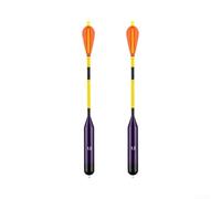 Galleggiante Pesca Notturna 2PCS Luce LED(B-1.5) | per Luce rossa e verde, visione notturna per chiara, per morso immediato, ideale per pesca mare
