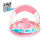 Galleggiante Piscina Bambini | Giocattolo Gonfiabile Regolabile con Capottina Staccabile - Giochi Estivi Bambini | per Spiaggia Lago Fiume Acqua Estate Feste Giochi Molo Interno Esterno Surf