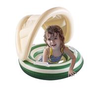 Galleggiante Piscina Bambino con Tetto Anti-UV | Sedile galleggiante sicuro | Allenatore di Nuoto Regolabile con Capote per Bambini Giochi d'acqua e Attività Estive All'aperto