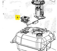 GALLEGGIANTE SONDA LIVELLO SERBATOIO SYM SYMPHONY SR 125 2022 AZ12W8-EU