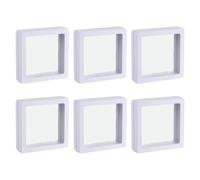 Galleggiante Sottile Pellicola Display Box 5cm x 5cm x 2cm Bianco 20pz