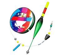 Galleggianti da | Alta Sensibilità Resistente all'Usura Portatile | Set di Filo da con Esche e Galleggiante,per tori Principianti Uomo Outdoor Acqua Salata Acqua Kayak Lago Fiume