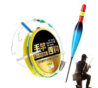 Galleggianti da - Lenza 7,9 m e Set di Segnalatori Galleggianti | Bobber da a Cambio Colore Automatico,per Trota Pesce Gatto Acqua Salata Lago Stagno Torrente Barca Surf Outdoor