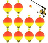 Galleggianti da, set di galleggianti in schiuma ponderata a forma ovale con pulsante a pressione, da in schiuma EVA per persico omble e trota