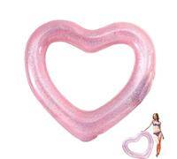 Galleggianti gonfiabili per piscina,Anelli da piscina a forma di cuore | Water Fun Heart Float Summer Swimming Tube per Pool Beach Addio al nubilato
