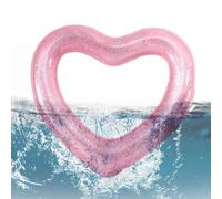 Galleggianti gonfiabili per piscina | Anelli da piscina a forma di cuore | Water Fun Heart Float Summer Swimming Tube per Pool Beach Addio al nubilato