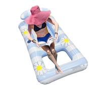 Galleggianti per Adulti,Sedia A Sdraio Portatile con Cuscino | Divano Pieghevole per Esterni da Viaggio Spiaggia Lago Barca Giardino e Vacanze