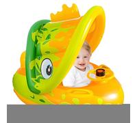 Galleggianti Per Bambini - Galleggiante Piscina Con Copertura Parasole | Attrezzatura Gioco Acquatico Estivo Gonfiabile Per Bambini 1-5 Anni Maschi Femmine