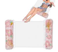 Galleggianti per Piscina,con a Zattera da Lago con Glitter | Seduta Gonfiabile per Piscina | per la Spiaggia, il Lago, il Fiume, Nuoto, l'Abbronzatura, la Festa, l'Estate, Viaggio