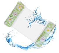 Galleggianti per Piscina | con Sdraio da Acqua con Glitter per Lago,Seduta Gonfiabile per Piscina,per la Spiaggia, il Lago, il Fiume, Nuoto, l'Abbronzatura, la Festa, l'Estate, Viaggio