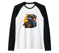 Galleria di Carbone minatore Maglia con Maniche Raglan
