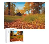 Galleria di puzzle da 1000 pezzi per puzzle autunnali puzzle personalizzati in legno per adulti foto puzzle arte appeso alla parete decorazione per compleanno, matrimonio, San Valentino, anniversario