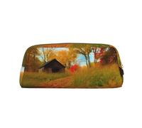 Galleria per Borsa trucco autunnale per donna e uomo, Borsa da viaggio per articoli da toilette, Pochette estetica, Astuccio grande per matite