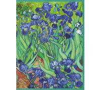 Gallery Collection Notebook: Celebrated Artwork | Beautiful Hardbound Cover Featuring Vincent van Gogh's masterpiece, Irises (1889) | Narrow Ruled | 100 pages | 8.5x11"