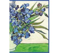 Gallery Collection Notebook: Celebrated Artwork | Beautiful Hardbound Cover Featuring Vincent van Gogh's masterpiece, Irises (1890) | Narrow Ruled | 100 pages | 8.5x11"