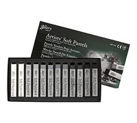 Gallery Soft Pastello, spessore 1 cm, L: 6,5 cm, grigio, colori sfumati, 12asstd