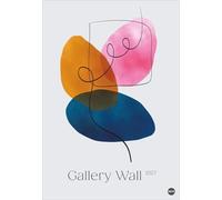 Gallery Wall Posterkalender 2027: Einzigartiger Wandkalender mit 12 modernen und minimalistischen Kunstwerken. Großer Kalender mit dekorativer Poster-Kunst in zeitgenössischem Design. 37 x 53,5 cm