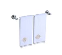 Galles da asciugamano, porta di asciugamani, porta di asciugamano, barra di asciugamani con ripiani di asciugamani lucidati a base rotonda, realizzati in acciaio inossidabile (50 cm) resistenti alla