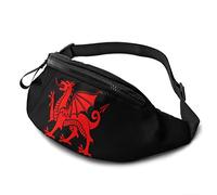 Galles Flag Dragon Casual per uomo Donna Cintura regolabile per viaggiare Escursionismo Ciclismo Corsa Festival Rave