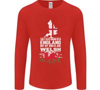 Galles il Mio Roots Are Scozzese Uomo Maniche