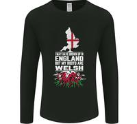 Galles il Mio Roots Are Scozzese Uomo Maniche