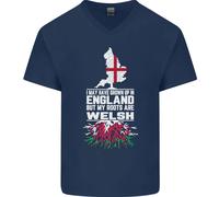 Galles Le Mie Radici Sono Scozzesi Maglietta In Cotone A V