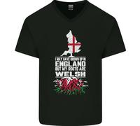 Galles Le Mie Radici Sono Scozzesi Maglietta In Cotone A V