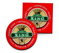 Galles Rugby Union King - Bevande Sottobicchiere - Cerchio O Quadrato