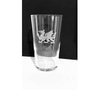 Gallese Dragone Incisione Pinta Vetro & Linea Ardesia Sottobicchiere Set Regalo