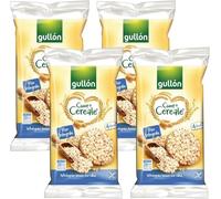 Gallette di Riso Integrale Senza Glutine Cuor di Cereale Snack Croccante Disponibile Naturale Cioccolato Fondente o Cioccolato Bianco Confezioni da 4 o 8 Pezzi (4 Confezioni, Naturale)