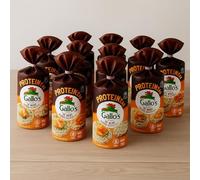 Gallette Proteiche con Lenticchie e Riso Nero - Senza Glutine - Snack Leggero e Ricco di Proteine - Confezioni da 3, 6 o 12 x 100g (12 confezioni da 100g (totale 1,2kg))