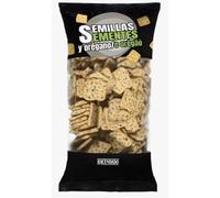 Gallette Salate con Semi e Origano, Cracker Croccanti, 250g, pack 5