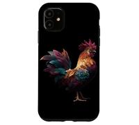 Galletto Arte Pollame Arte Animali Amanti Fattoria Pollo Custodia per iPhone 11