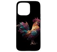 Galletto Arte Pollame Arte Animali Amanti Fattoria Pollo Custodia per iPhone 15 Pro Max