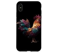Galletto Arte Pollame Arte Animali Amanti Fattoria Pollo Custodia per iPhone XS Max