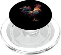 Galletto Arte Pollame Arte Animali Amanti Fattoria Pollo PopSockets PopGrip per MagSafe