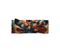 Galli colorati in piedi insieme Fascia con fiocco, accessorio per capelli con fiocco per bambini, adatto per neonati, neonati e uso quotidiano