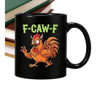 Gallina - 325ml Bicchieri In Ceramica,Bicchiere da Birra per Uso Domestico,Per Vino Succo Studio Soggiorno Halloween Insegnanti Studenti Ufficio Ristorante Hotel Compleanno Natale Collezionisti