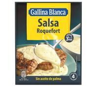 Gallina Blanca Salsa Roquefort, Cremosa e Saporita, Bustina da 27 g, Confezione da 5