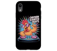 Gallina Dj Chicken Scratch Beats Custodia per iPhone XR