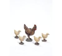 Gallina e pulcini | Animali per presepe 1 |Statue presepe |Serie 11cm| Progettato da José Luis Mayo |Decorazione natalizia |Nascita| Capra |Polli| Asino| Maiale| Pulcini | capra