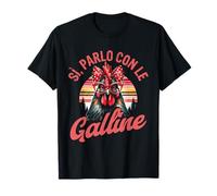 Gallina Si Parlo Con Le Galline Divertente Maglietta