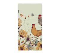 Gallina Volante Farfalle Tra Fiori Copertura Della Porta Banner Party Decor Forniture Portico Appeso Banner Personalizzazione Festone Per Vacanze Compleanno Giardino Prato